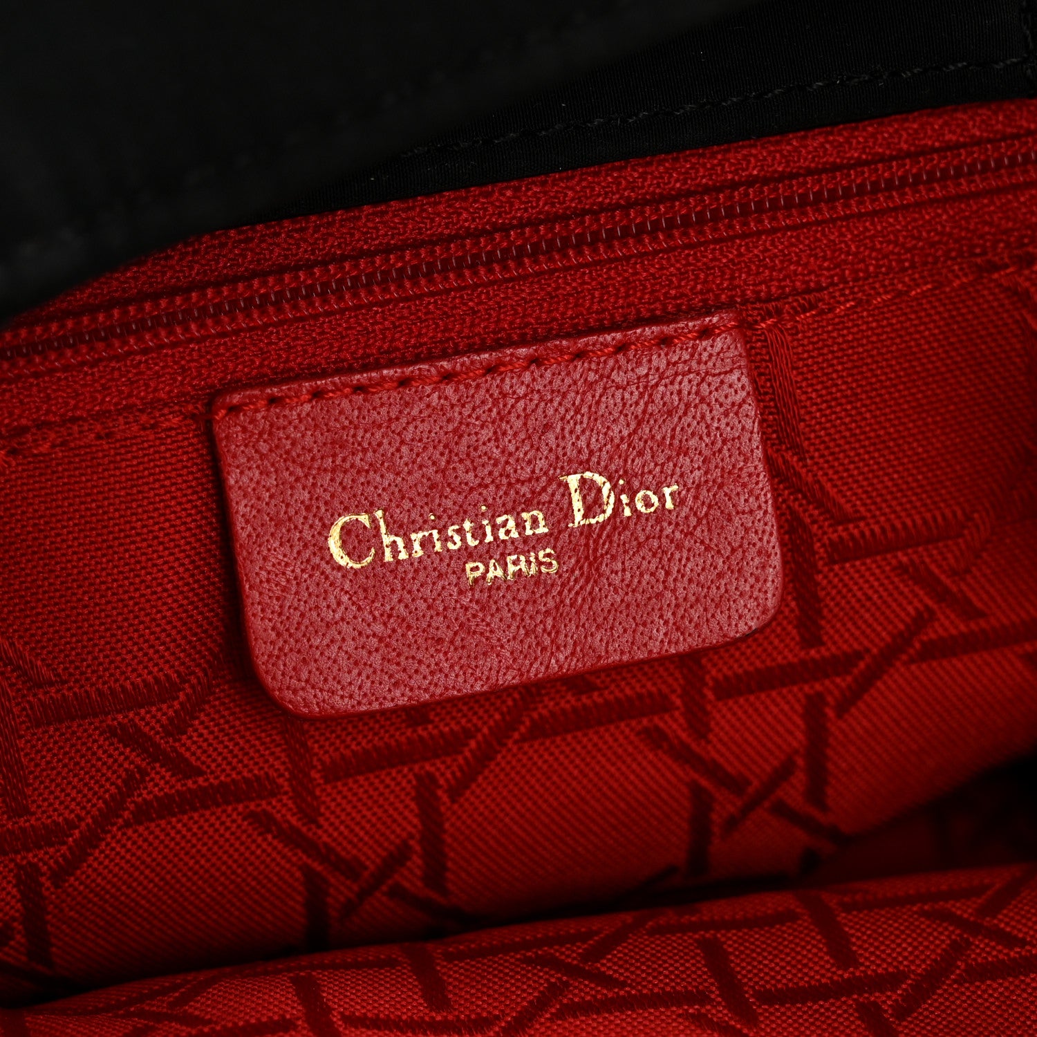 Christian Dior Nylon Cannage Medium Lady Dior Black 10 of 27