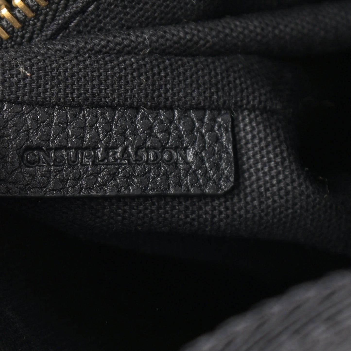 Canvas Mega Check Small Baildon Messenger Bag Black