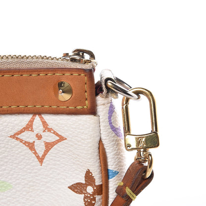 Louis Vuitton Monogram Multicolor Pochette Accessories White 11 of 14