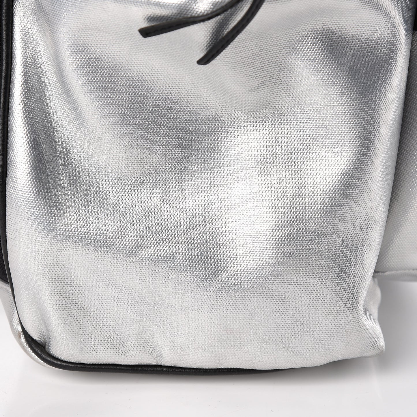 Nylon Metallic Hunting Backpack Silver