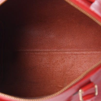 Louis Vuitton Epi Speedy 30 Castillan Red 4 of 10