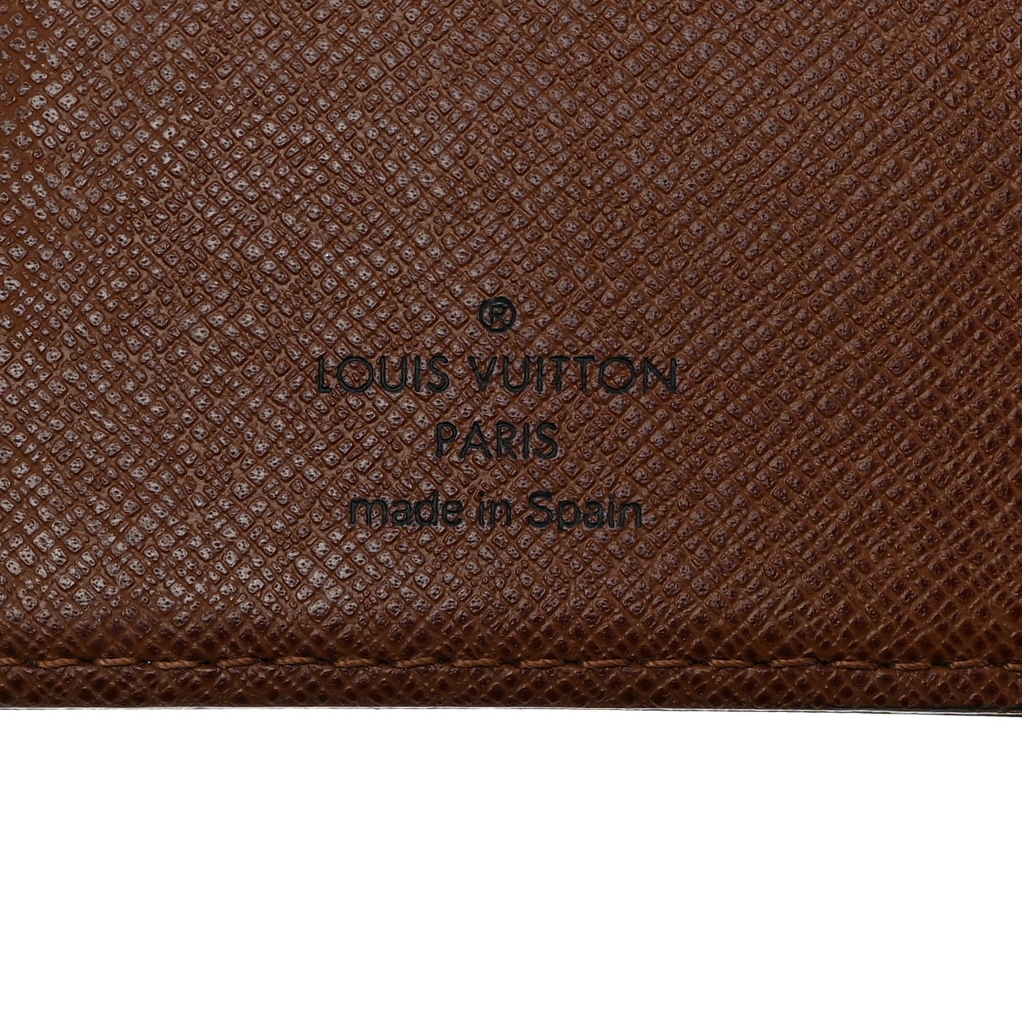 LOUIS VUITTON Monogram Checkbook Holder Case Wallet