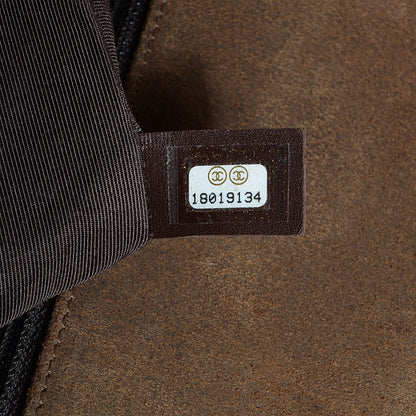 Chanel Aged Calfskin Quilted Large Boy Flap Light Brown 8 of 11