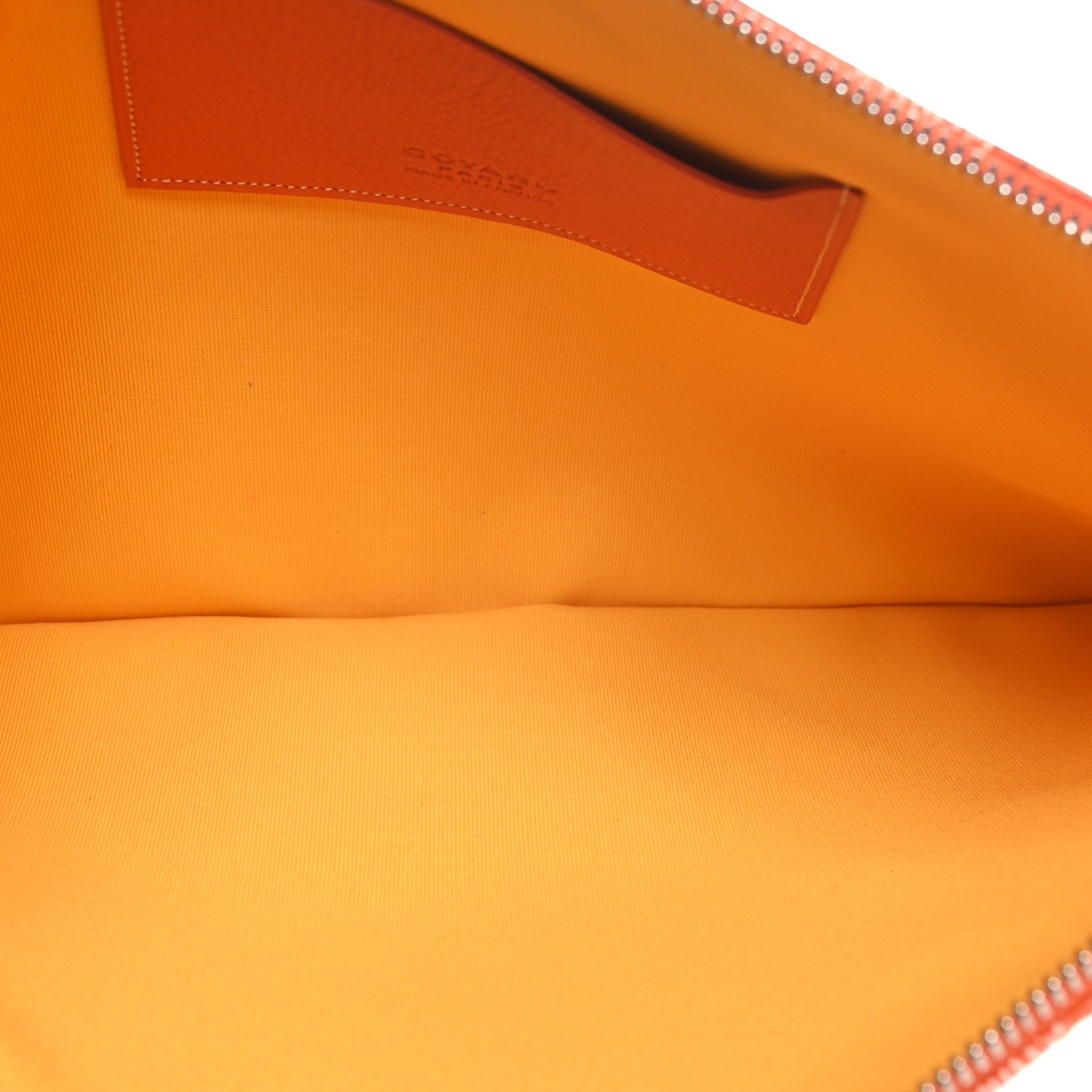 Goyard Goyardine Senat Pochette MM Orange 5 of 7