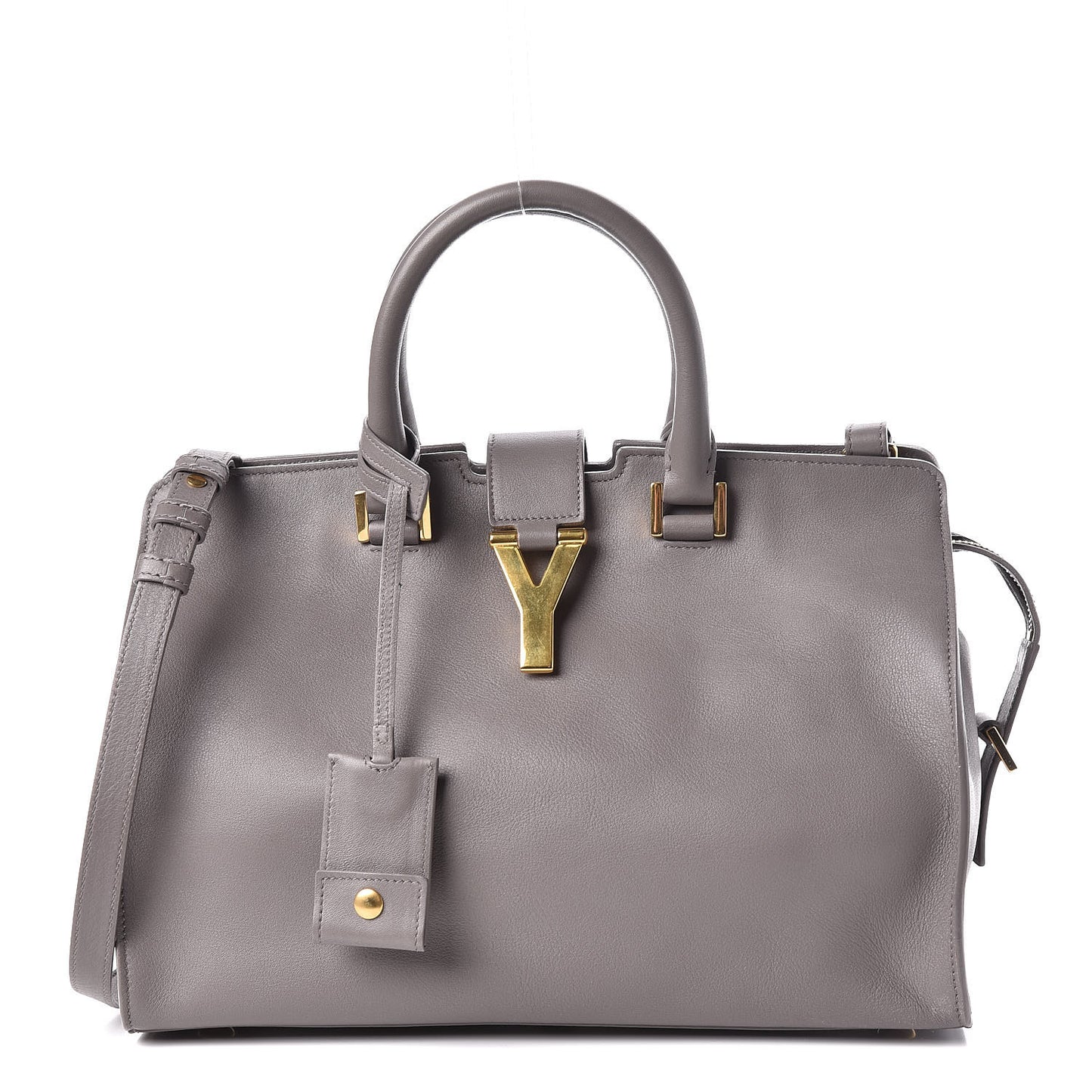Calfskin Small Classic Y Cabas Fog