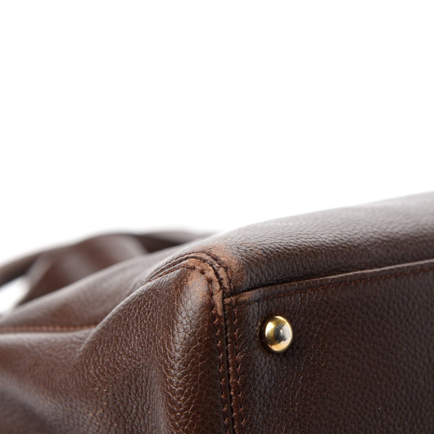 Chanel Calfskin Cerf Executive Shopper Tote Brown 9 of 21