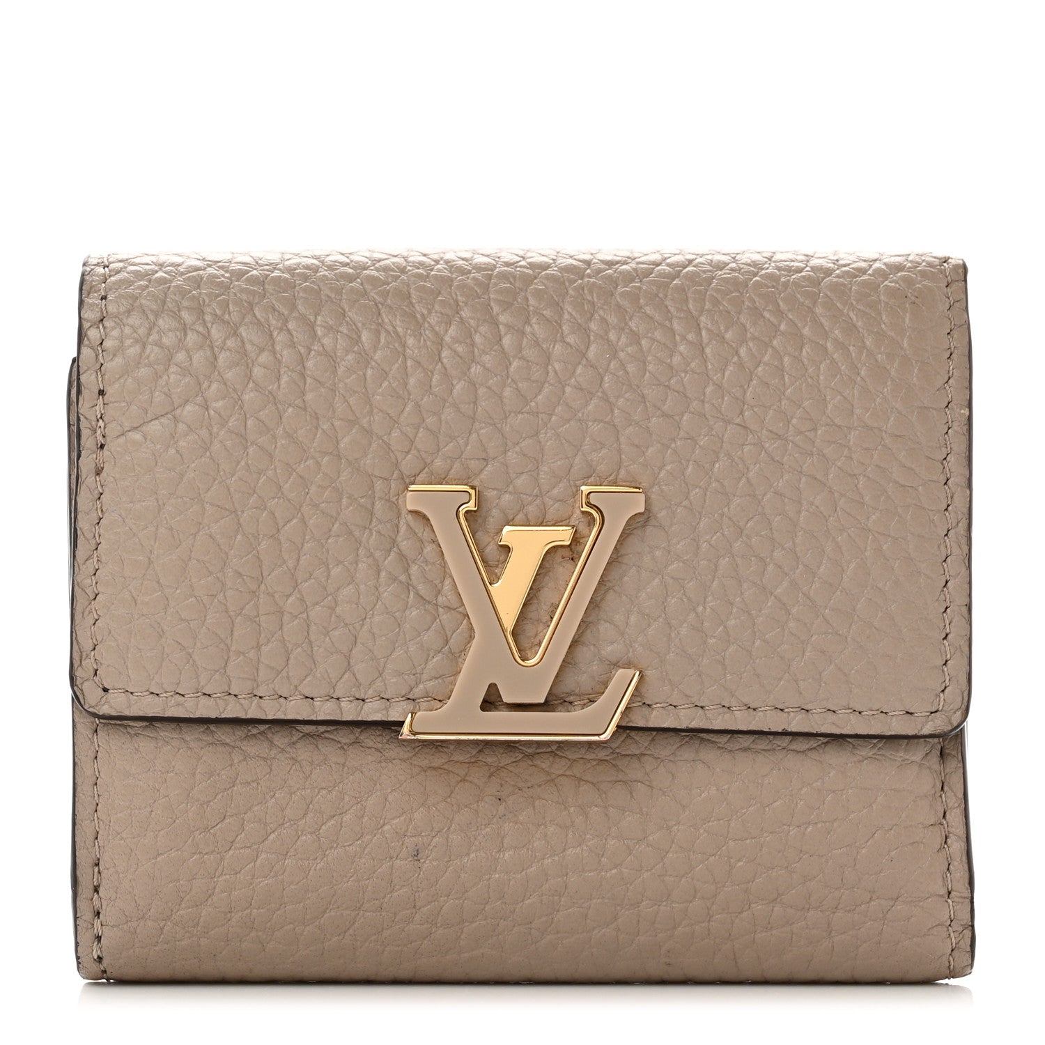 Louis Vuitton Taurillon Capucines XS Wallet Galet 1 of 8