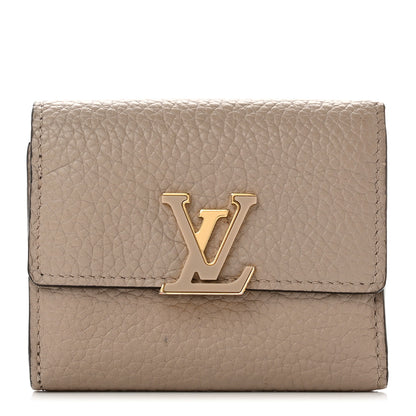 Louis Vuitton Taurillon Capucines XS Wallet Galet 1 of 8