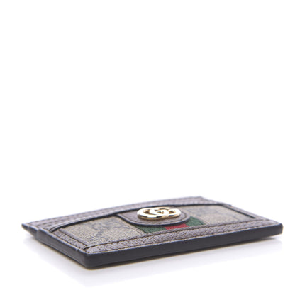 Gucci GG Supreme Monogram Ophidia Card Holder Brown 4 of 7