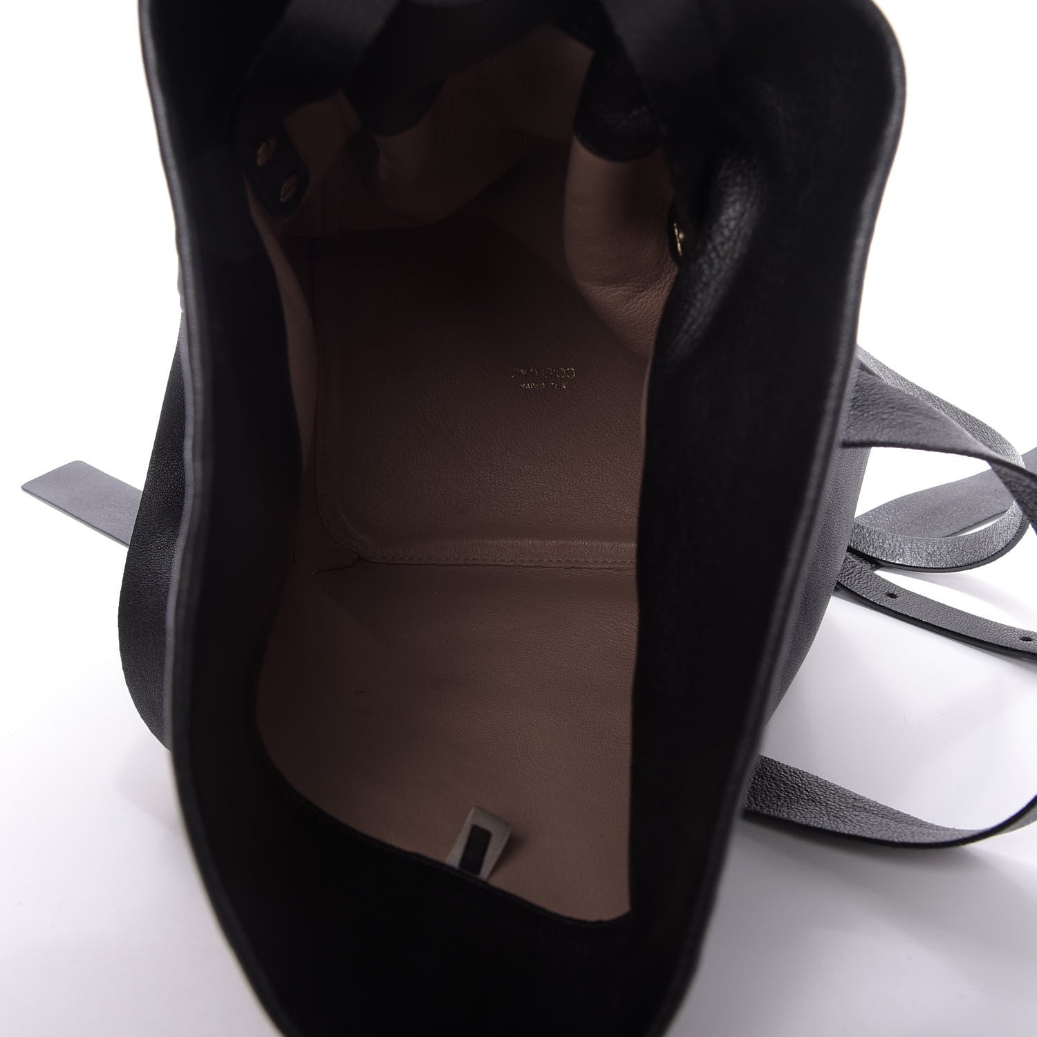 Jimmy Choo Nappa Eve Bucket Bag Black 5 of 9