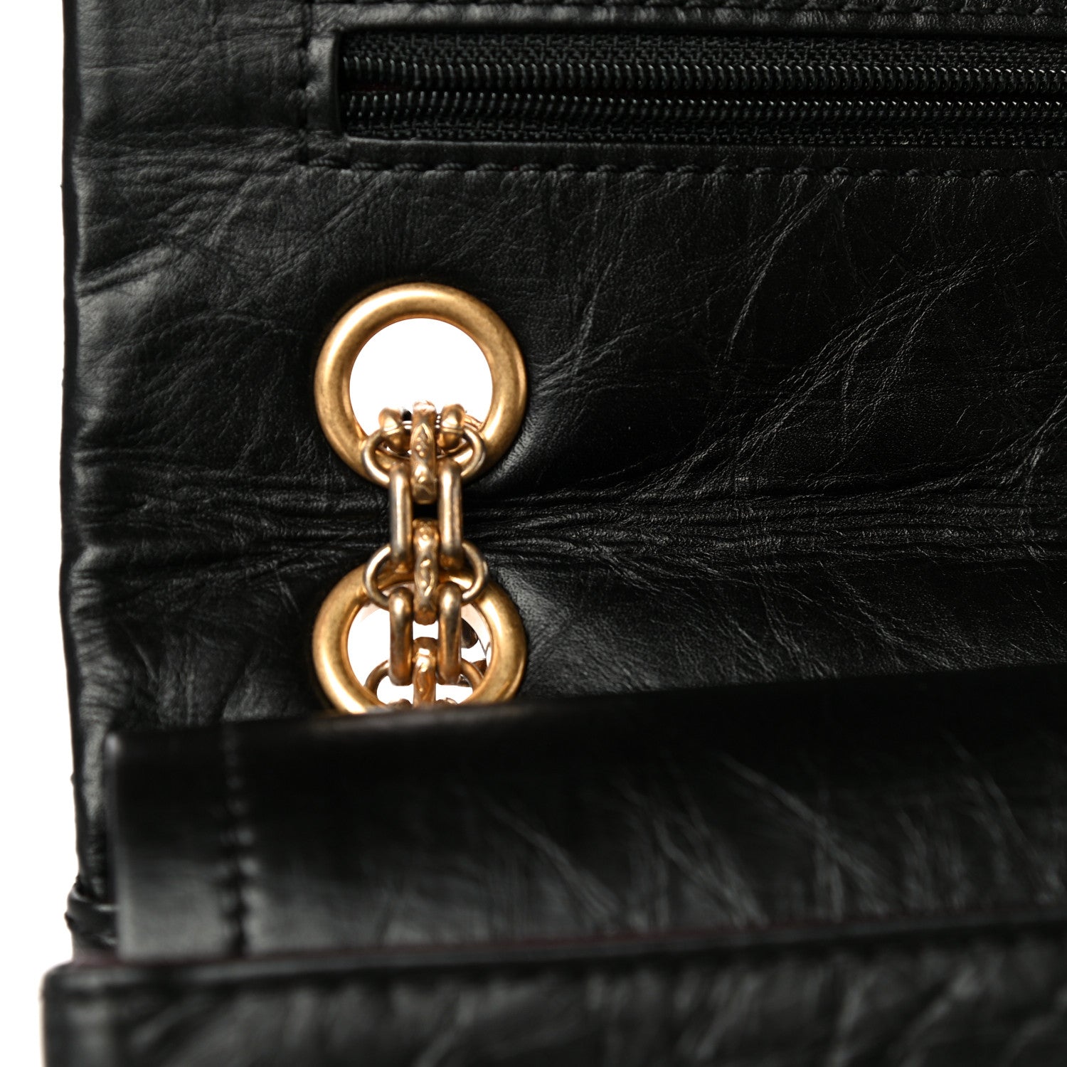 Chanel Aged Calfskin Quilted 2.55 Reissue 226 Flap Black 10 of 17