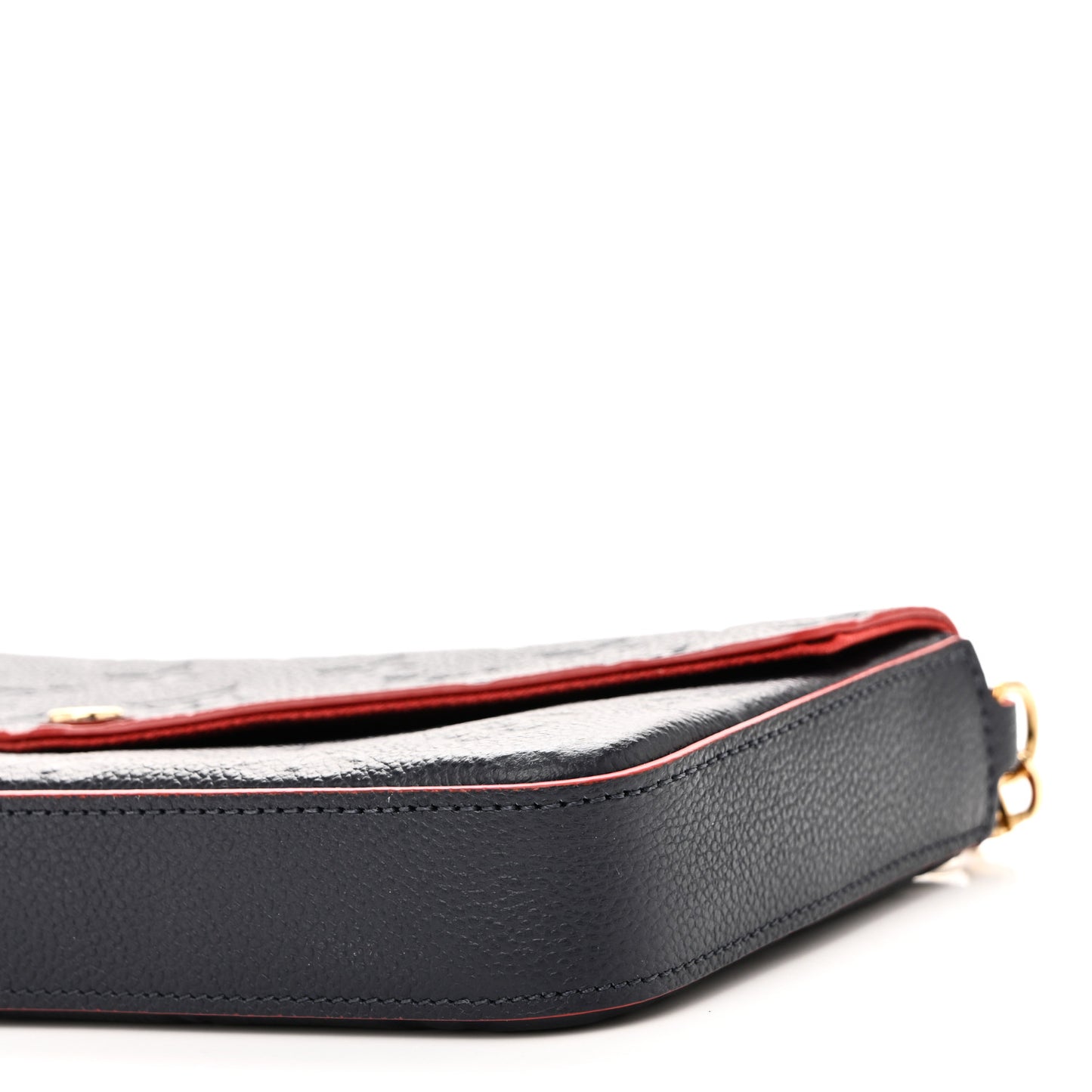 Empreinte Pochette Felicie Chain Wallet Marine Rouge
