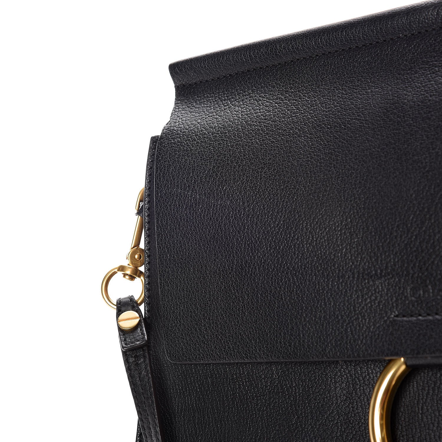 Chloe Calfskin Medium Faye Shoulder Bag Black 13 of 16