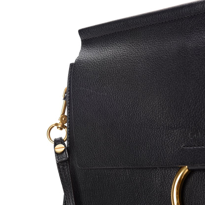 Chloe Calfskin Medium Faye Shoulder Bag Black 13 of 16