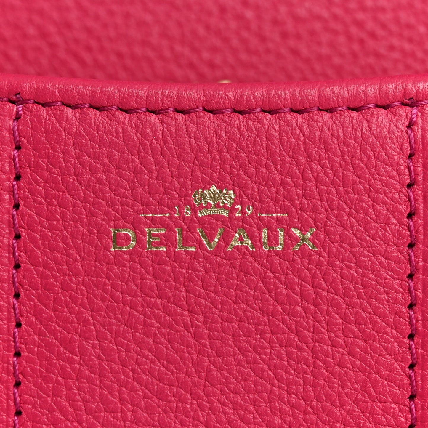 Grained Calfskin Mini Brillant Satchel Rose Indien
