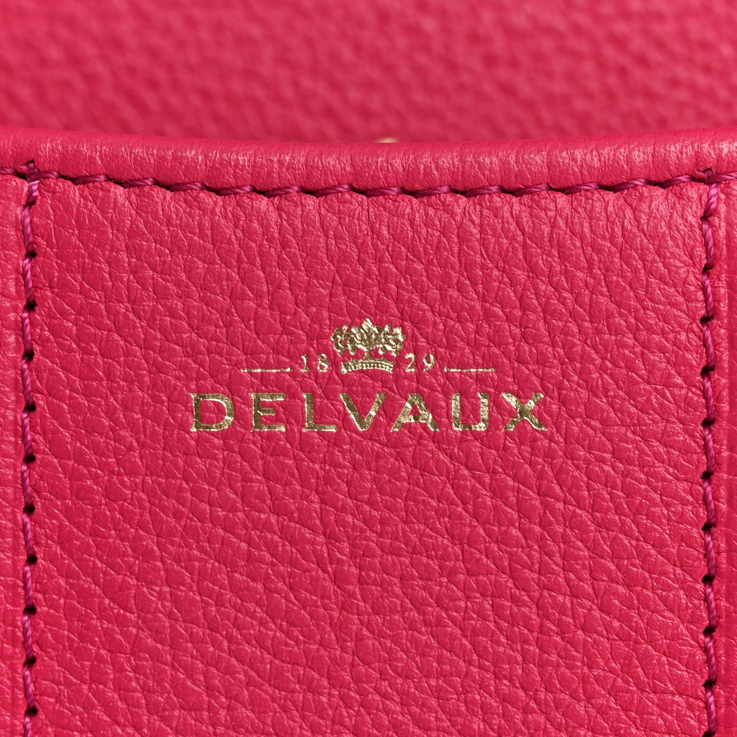 Delvaux Grained Calfskin Mini Brillant Satchel Rose Indien 6 of 14