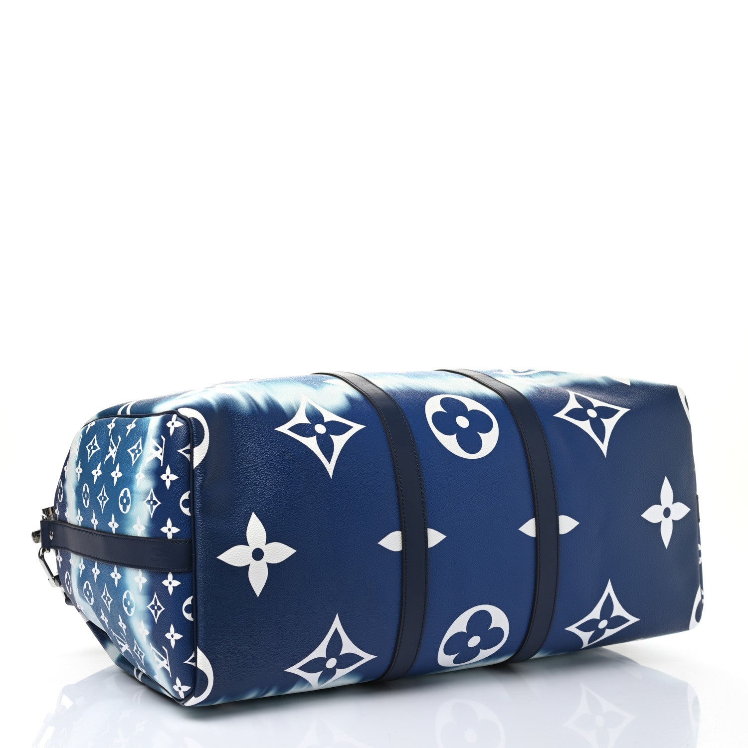 Louis Vuitton Monogram Escale Keepall Bandouliere 50 Blue 4 of 9