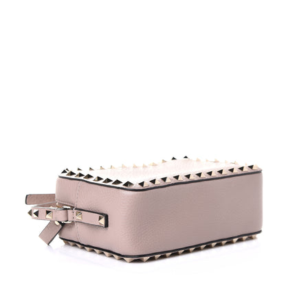Valentino Garavani Grained Calfskin Rockstud Camera Crossbody Bag Poudre 3 of 4