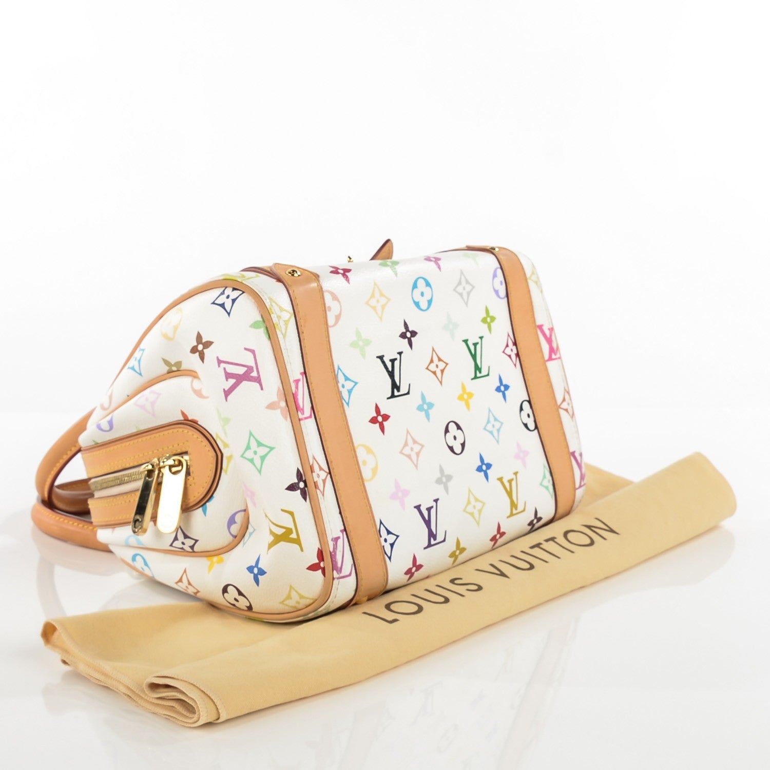 Louis Vuitton Monogram Multicolor Priscilla White 4 of 7