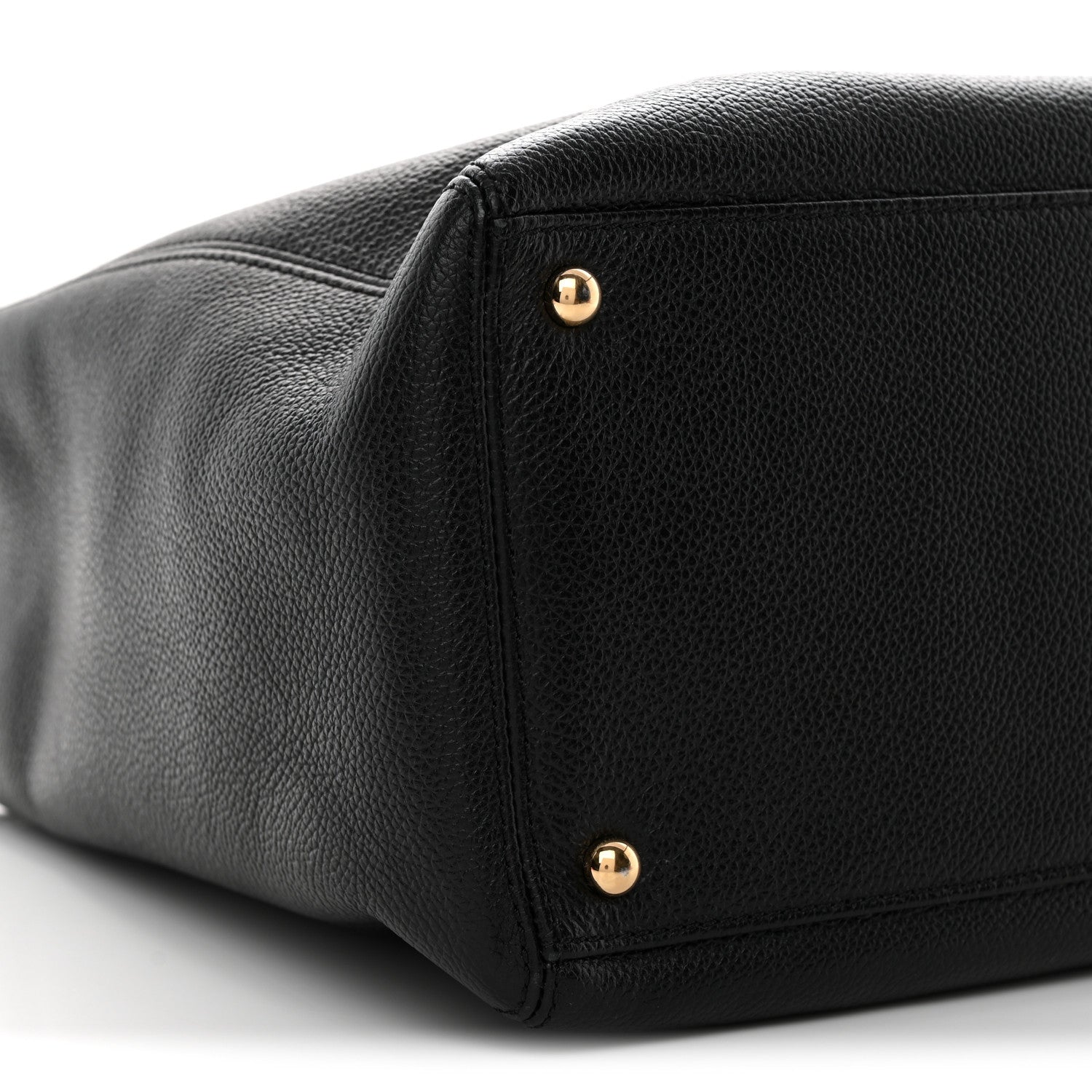 Chanel Calfskin Cerf Executive Shopper Tote Black 10 of 12