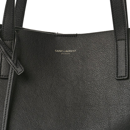 Saint Laurent Calfskin Large Shopping Tote Black 8 of 12