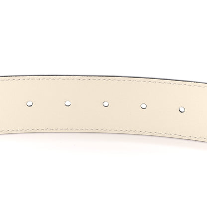 Gucci Calfskin Double G 40mm Belt 90 36 White 4 of 6