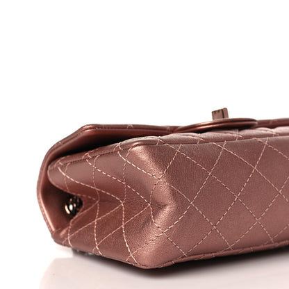 Chanel Metallic Grained Calfskin Quilted 2.55 Reissue Mini Flap Copper Pink 8 of 10