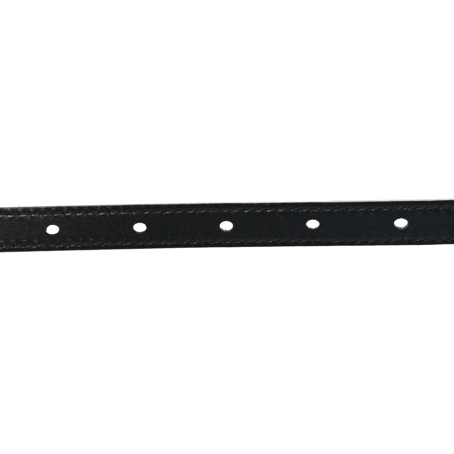 Christian Dior Calfskin D-Bee Slim Belt L Black 6 of 6