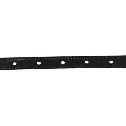 Christian Dior Calfskin D-Bee Slim Belt L Black 6 of 6