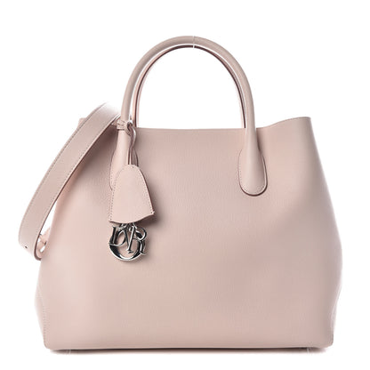 Christian Dior Supple Grained Calfskin Large Open Bar Tote Rose Poudre 1 of 8