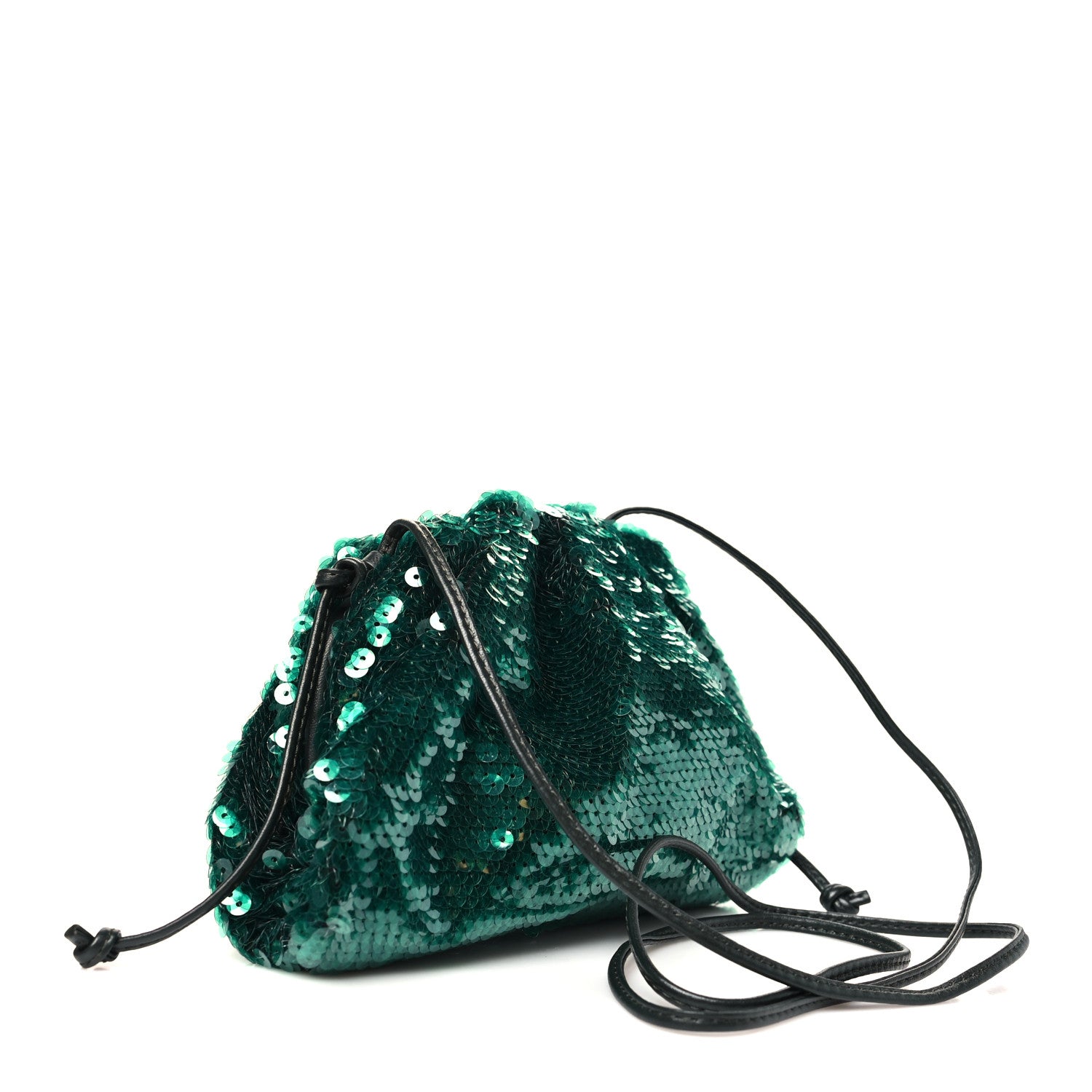 バッグ Risa BOTTEGA VENETA FLIP SEQUINS SHOU Bottega Veneta Sequin The Mini Pouch Green 1735793 – FASHIONPHILE