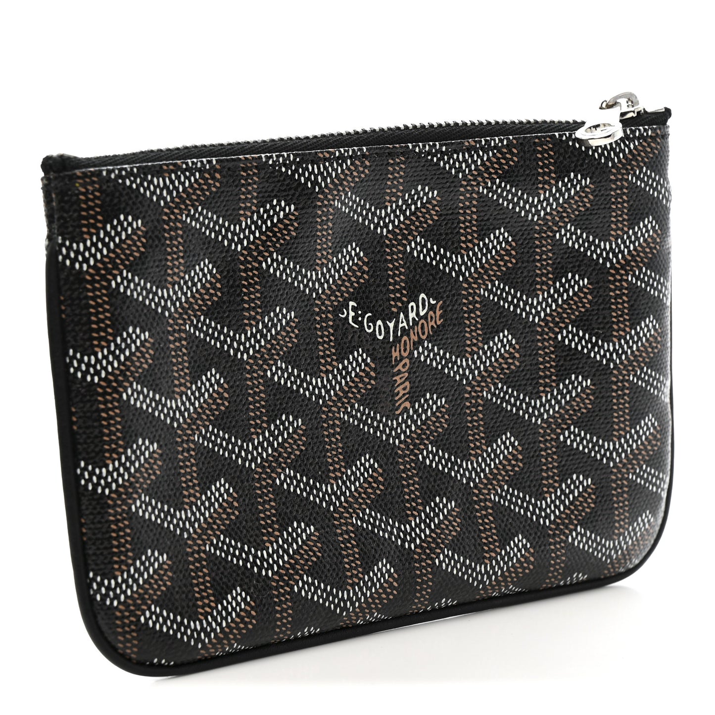Goyardine Mini Senat Pochette Black Gold