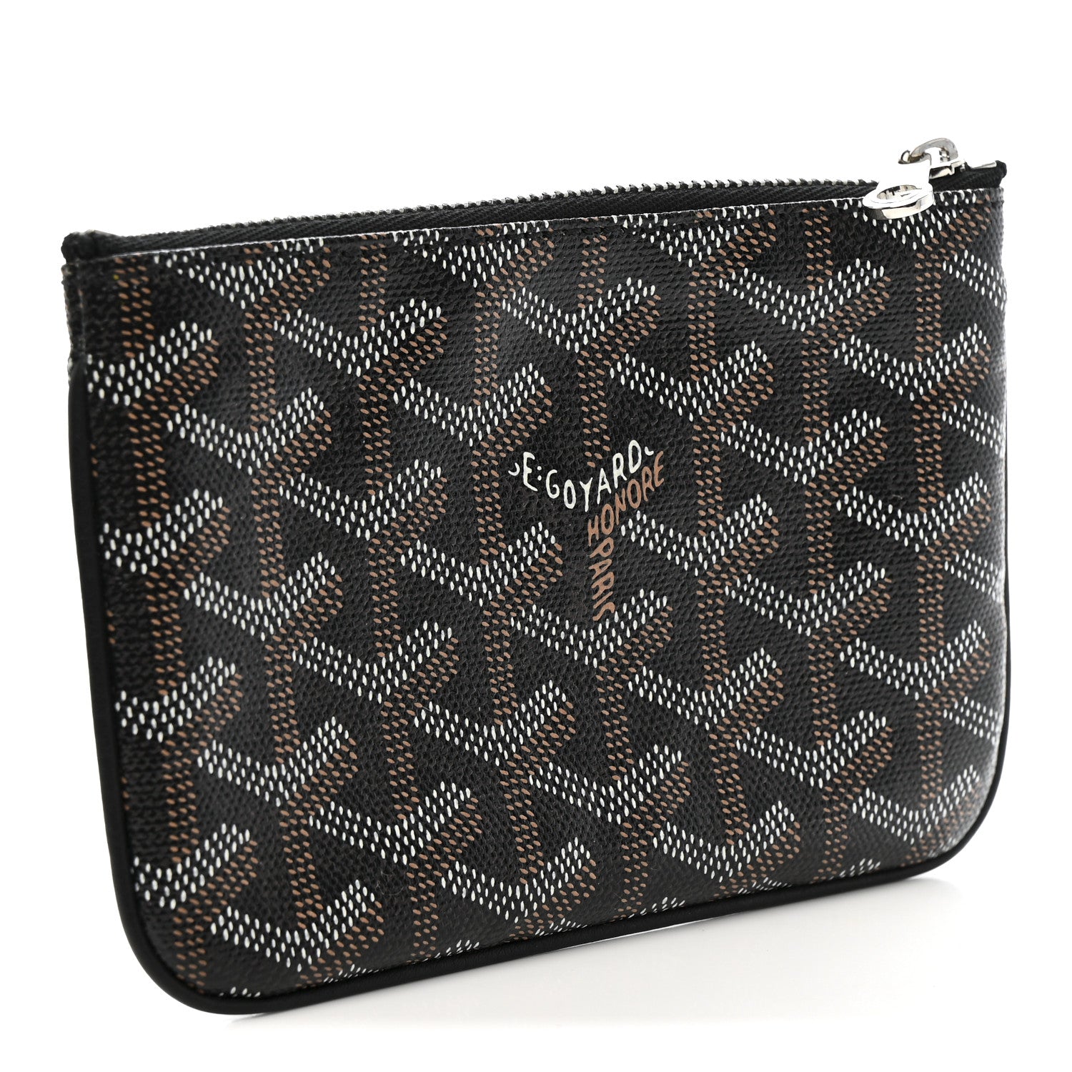 Goyard Goyardine Mini Senat Pochette Black Gold 3 of 8