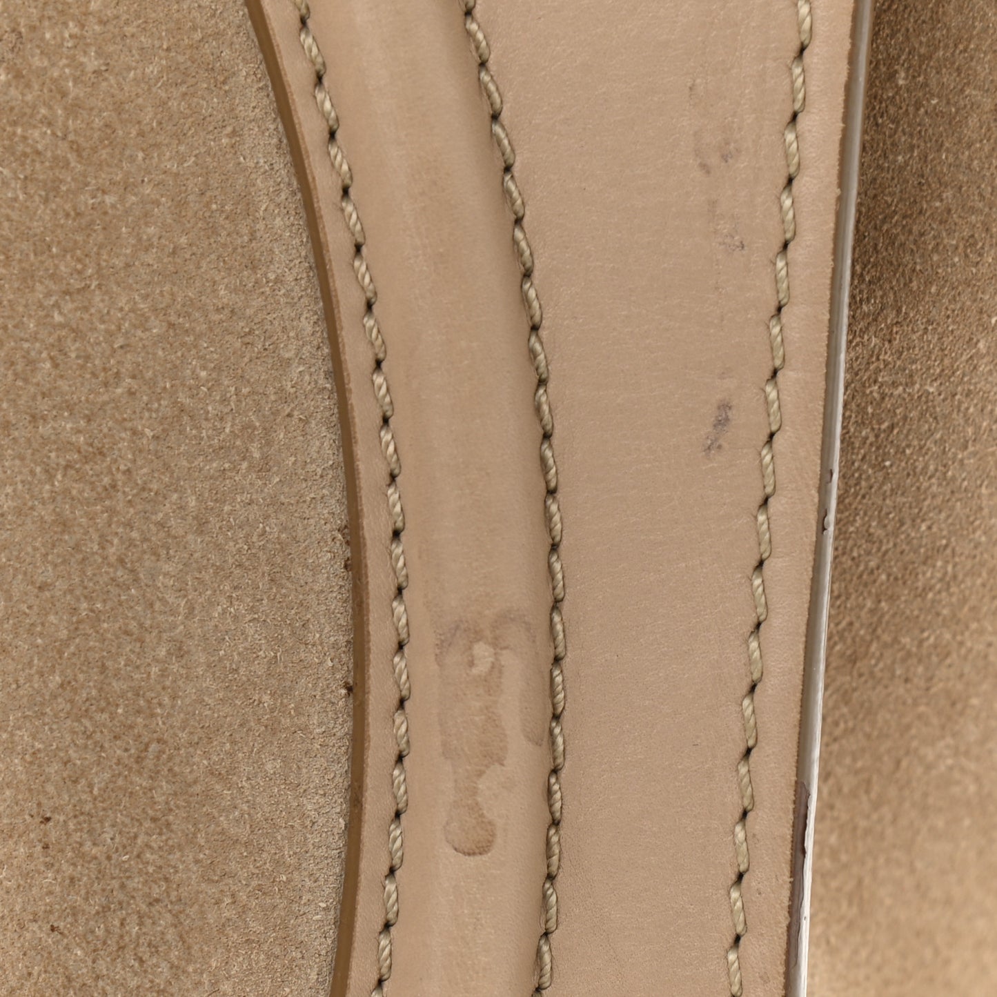 Smooth Calfskin Suede Mini Luggage Camel