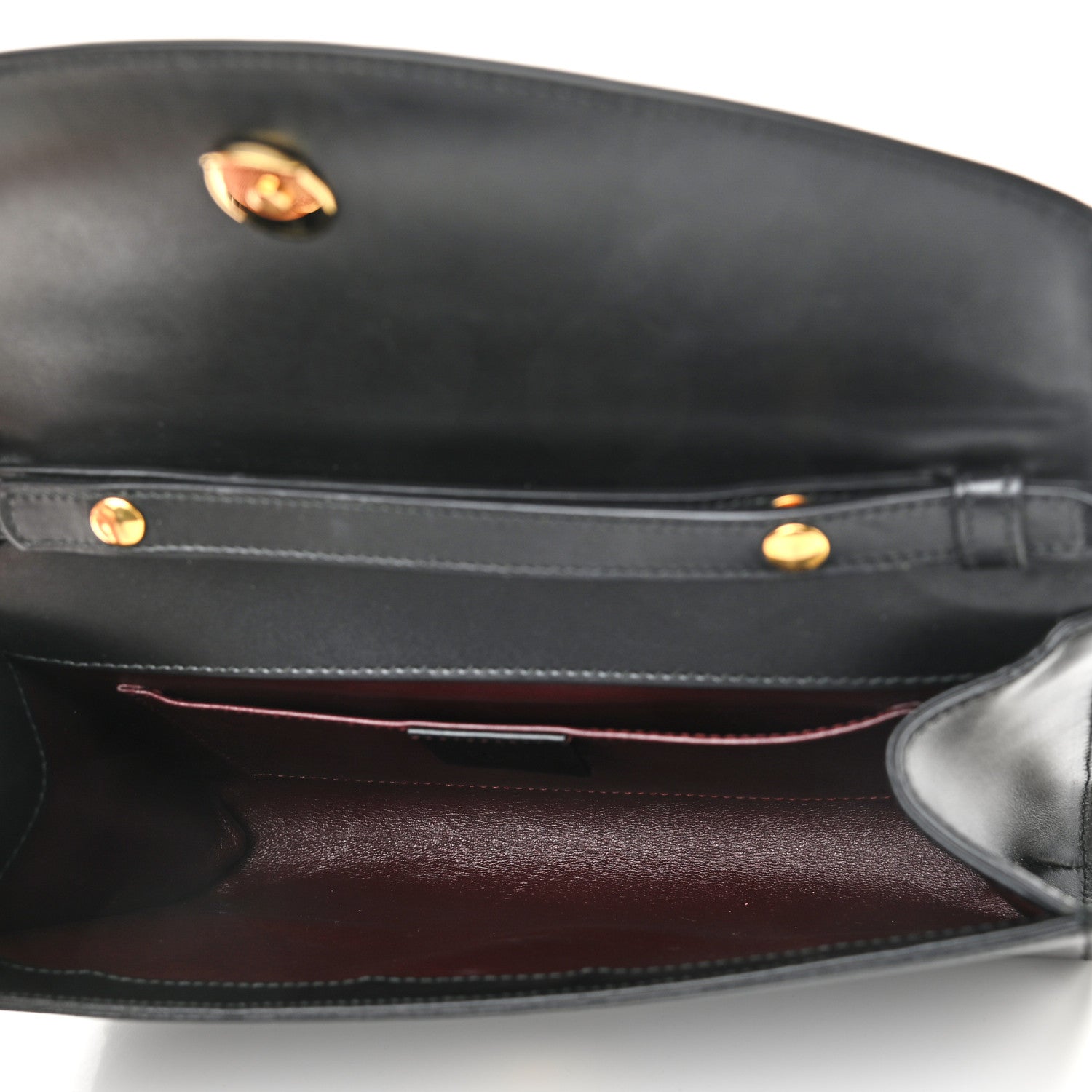 Gucci Smooth Calfskin Small Zumi Top Handle Shoulder Bag Black 5 of 10