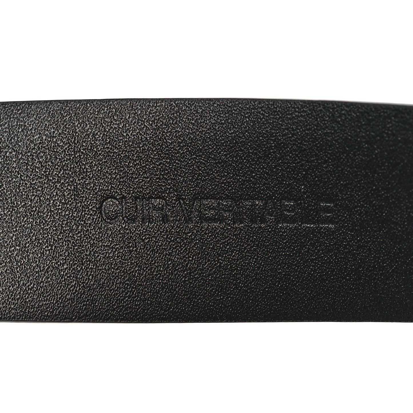 Calfskin Pearl Crystal CC Belt 90 36 Black