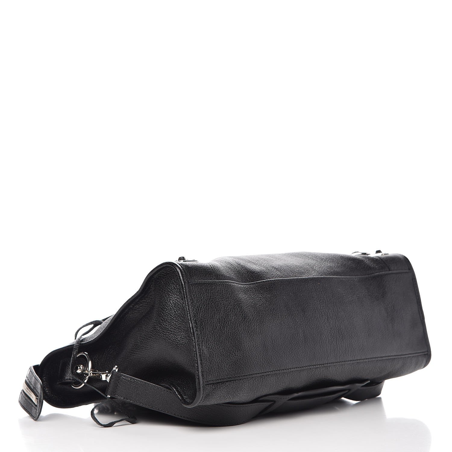Balenciaga Chevre Silver Metallic Edge Hardware City Black 5 of 8
