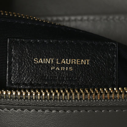 Saint Laurent Calfskin Y Quilted Monogram Medium Loulou Chain Satchel Pebble 6 of 9