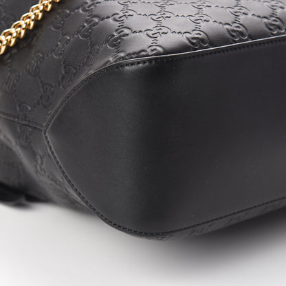 Gucci Guccissima Signature Large Linea A Hobo Black 9 of 11