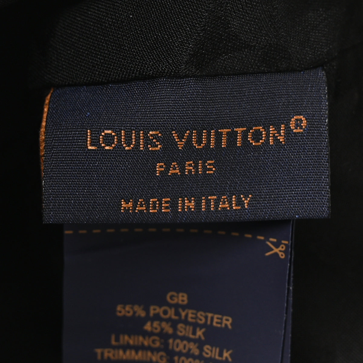 Louis Vuitton Polyester Silk Monogram LV Get Ready Cap M Black 9 of 9