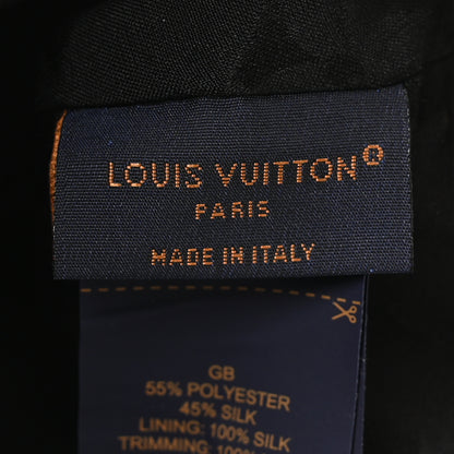 Louis Vuitton Polyester Silk Monogram LV Get Ready Cap M Black 9 of 9