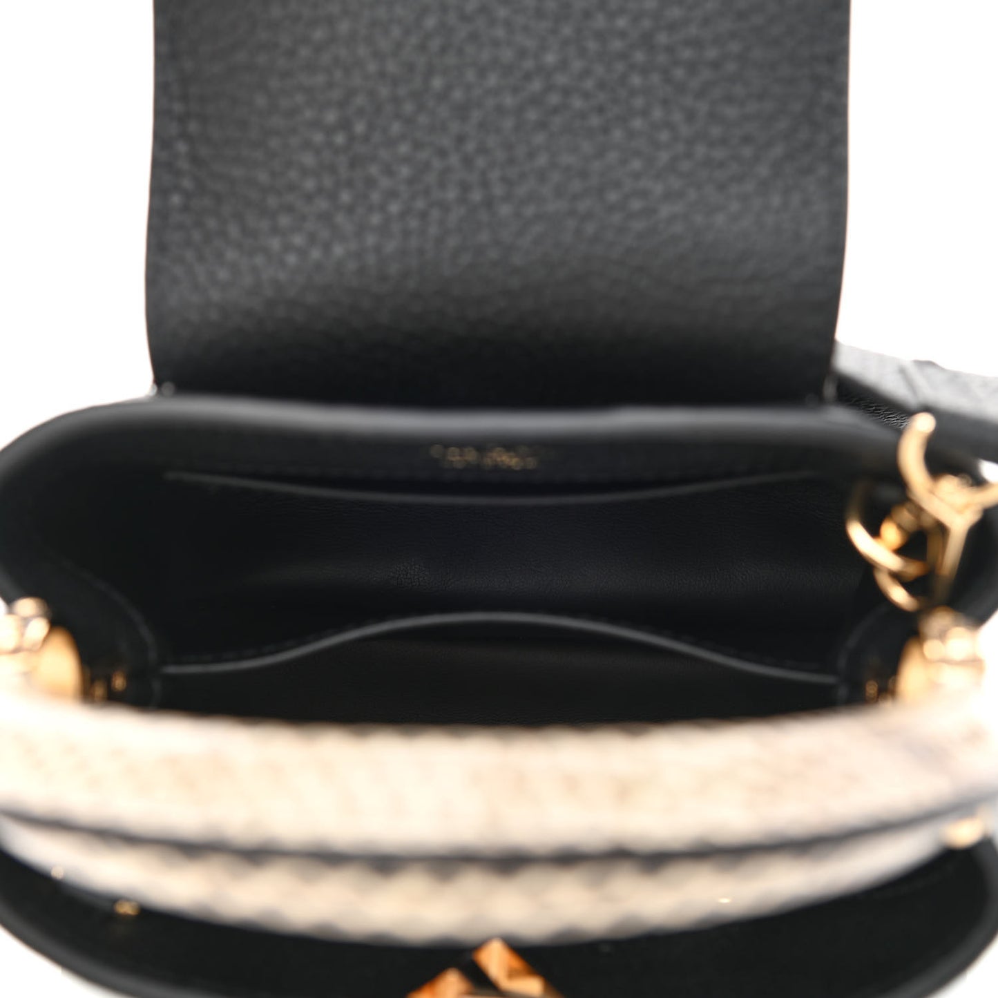 Taurillon Ayers Mini Capucines Black