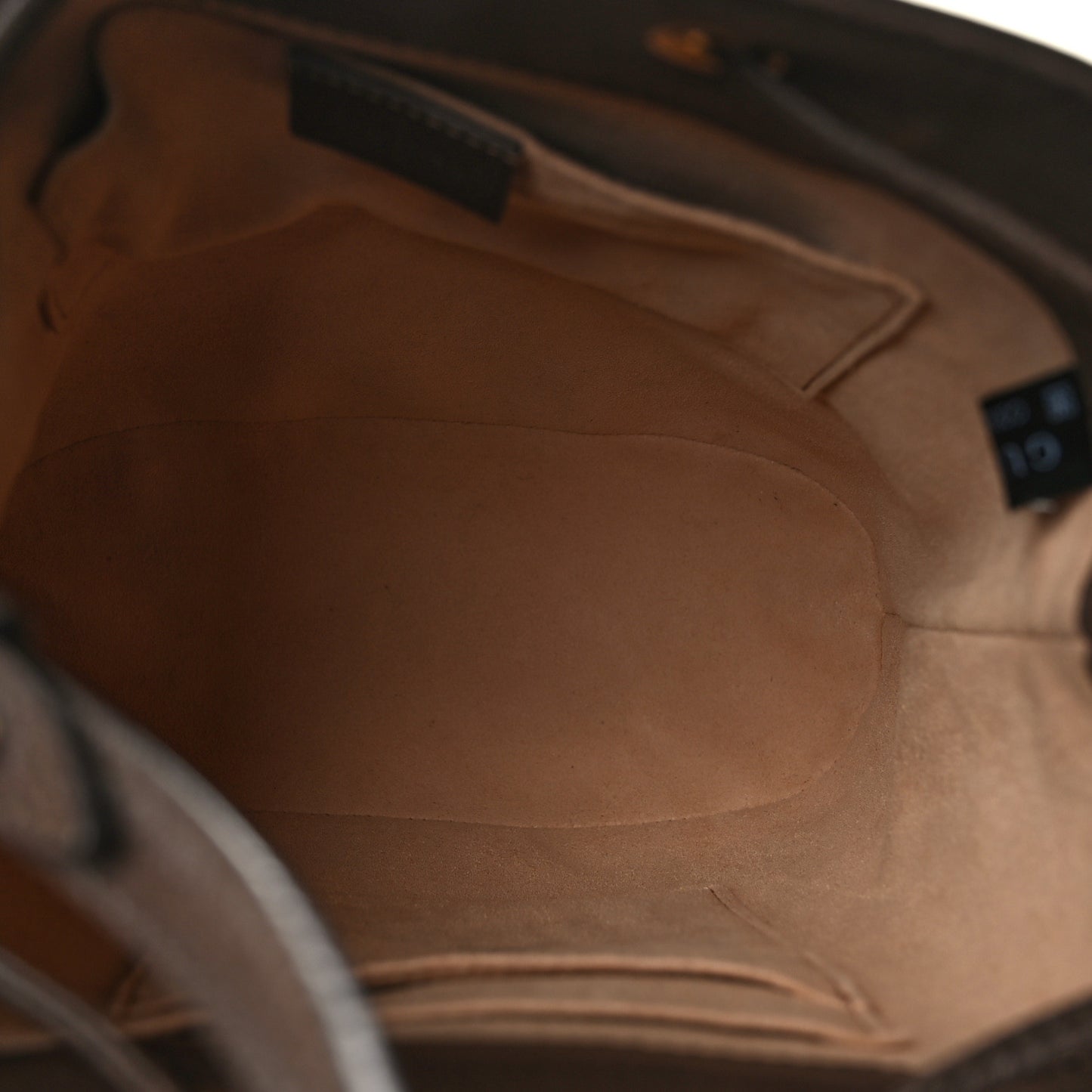 GG Supreme Monogram Web Small Ophidia Bucket Bag Brown