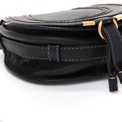 Chloe Calfskin Mini Marcie Round Crossbody Bag Black 9 of 11