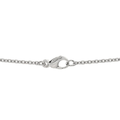 Chanel 18K White Gold Diamond Ceramic Ultra Drop Pendant Necklace White 4 of 5