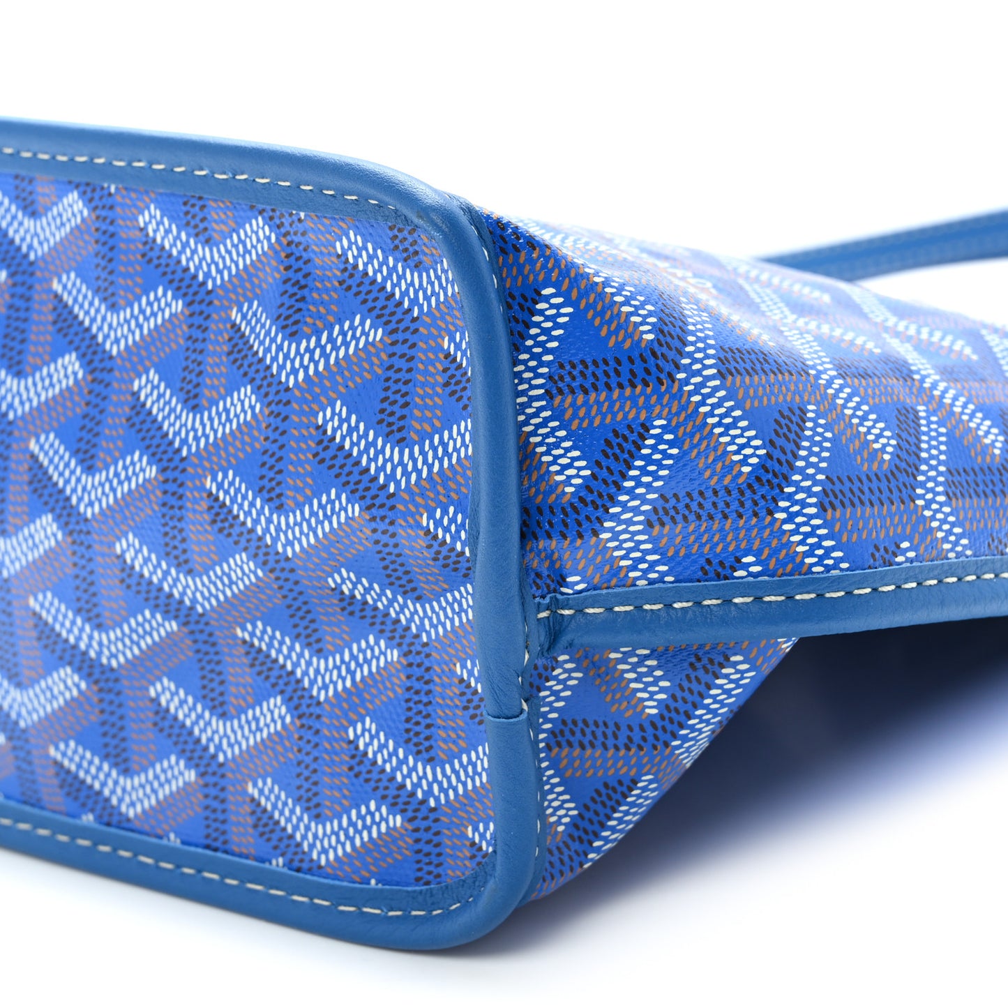 Goyardine Sunflower Reversible Mini Anjou Sky Blue