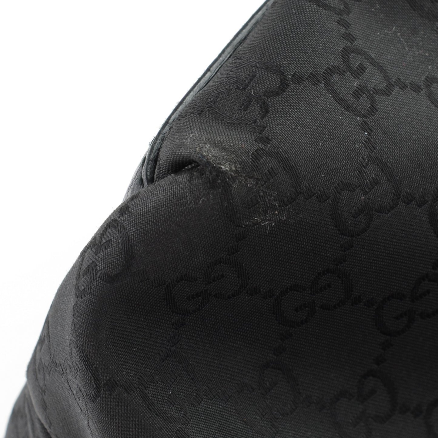 Nylon Monogram Large Tote Black
