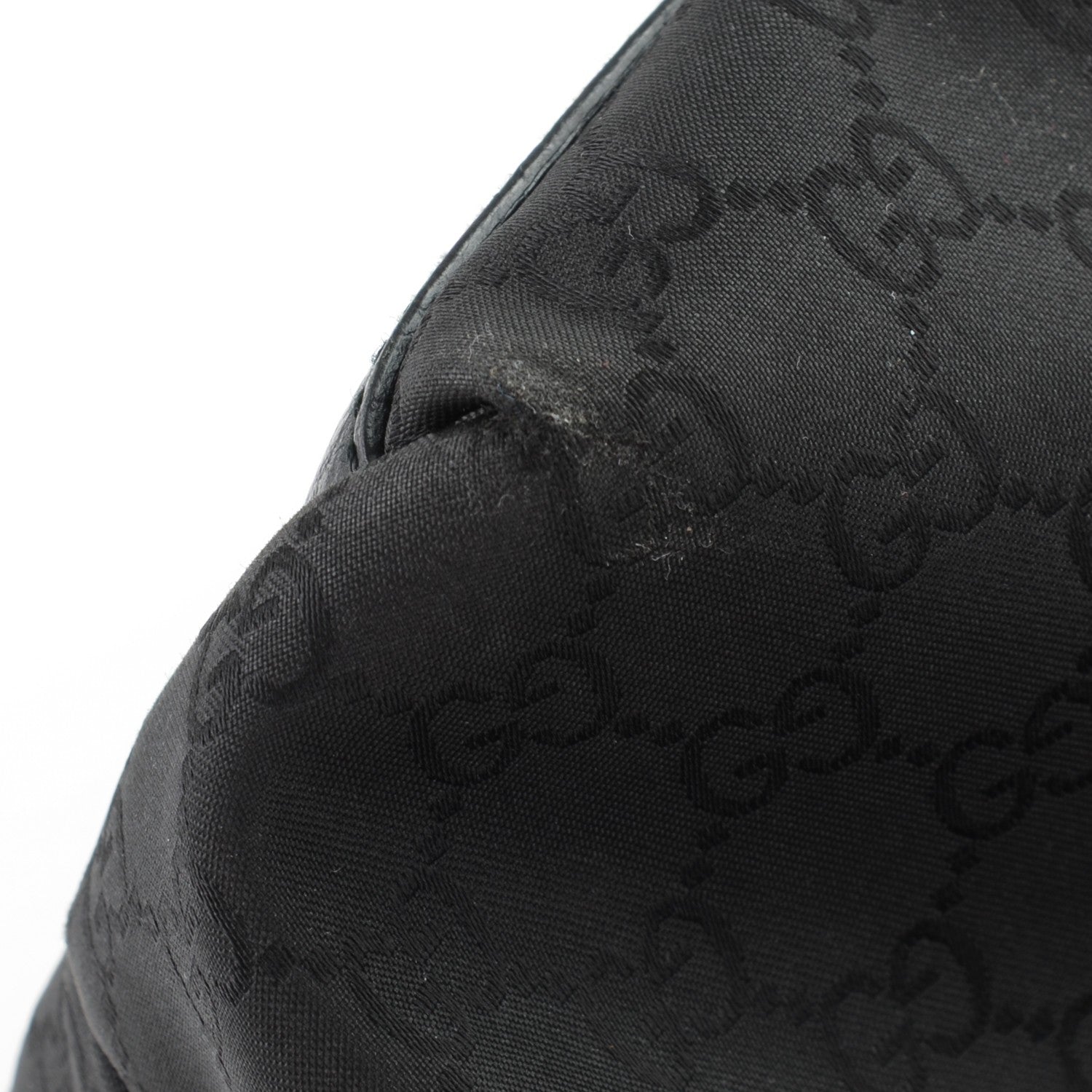 Gucci Nylon Monogram Large Tote Black 10 of 10