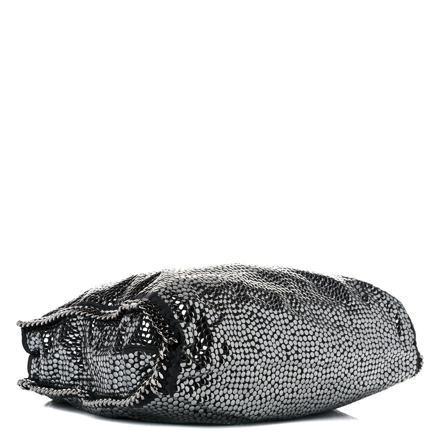 Studded Eco Suede Falabella Tote Black