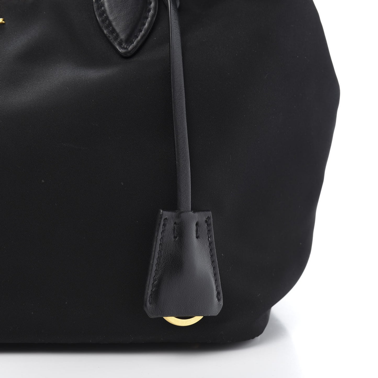 Tessuto Nylon Soft Calf Tote Black